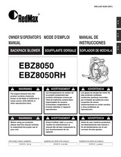 RedMax EBZ8050 Manual De Instrucciones