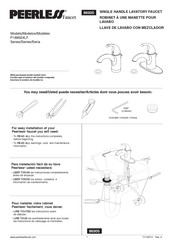 Peerless Faucet P188624LF Manual Del Usuario