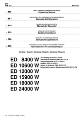 omi ED 15900 W Manual Del Operador