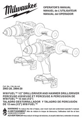 Milwaukee M18 FUEL Manual Del Operador