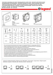 Legrand 048896A Manual De Instrucciones
