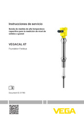 Vega VEGACAL 67 Instrucciones De Servicio