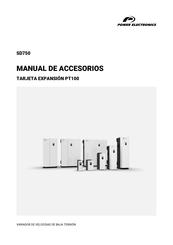 Power Electronics PT100 Manual De Accesorios