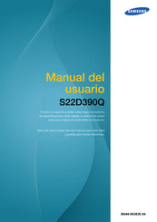 Samsung S22D390Q Manual Del Usuario