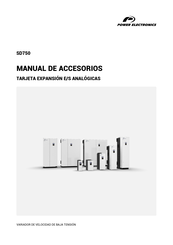 Power Electronics sd750 Manual De Accesorios