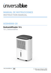 universalblue UCDH8000-20 Manual De Instrucciones