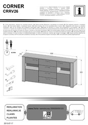 Forte CORNER CRRV26 Instrucciones De Montaje