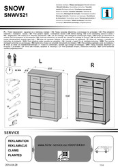 Forte SNOW SNWV521 Instrucciones De Montaje