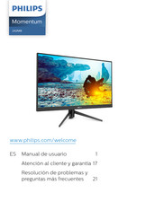 Philips Momentum 242M8 Manual De Usuario