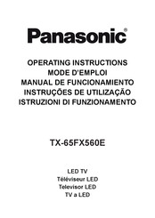 Panasonic TX-65FX560E Manual De Funcionamiento