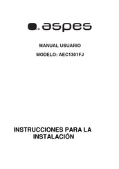 Aspes AEC1301FJ Manual Usuario