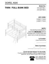 DOREL ASIA DA1008TFBB-2 Instrucciones De Montaje