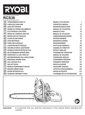 GreenWorks Tools RCS36 Manual De Utilización