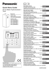 Panasonic WH-ADC0309H3E5B Guia De Inicio Rapido