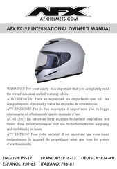 AFX FX-99 Manual Del Propietário