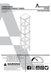 Ameriwood HOME FRANKLIN 7556815COM Manual Del Usuario