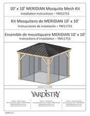 Yardistry YM11753 Instrucciones De Instalación