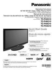 Panasonic TC-P50G10 Guia De Inicio Rapido