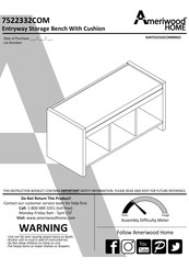 Ameriwood HOME 7522332COM Manual Del Usuario