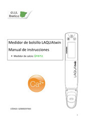 horiba LAQUAtwin QHB751 Manual De Instrucciones