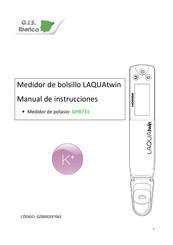 horiba LAQUAtwin QHB731 Manual De Instrucciones