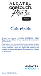 Alcatel Onetouch 9022X Guía Rápida