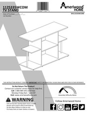 Ameriwood HOME 1125335WCOM Manual Del Usuario