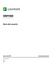 Lexmark XM1140 Guia Del Usuario