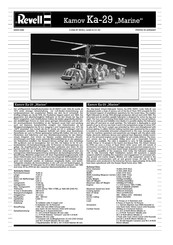 REVELL Kamov Ka-29 Marine Instrucciones De Montaje