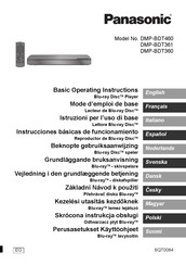 Panasonic DMP-BDT460 Instrucciones Básicas De Funcionamiento