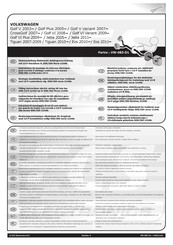 ECS Electronics VW-083-D1 Instrucciones De Montaje