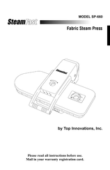 Top Innovations Steamfast SP-660 Manual Del Usuario