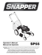 Snapper SP55 Manual De Operario