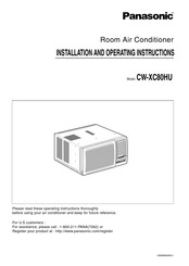 Panasonic CW-XC80HU Instrucciones De Instalación Y Funcionamiento