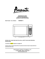 Avanti MO699SST-1 Manual De Instrucciones