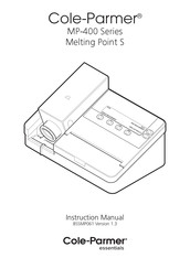 Cole-Parmer essentials MP-400 Serie Manual De Instrucciones