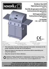 Nexgrill 720-0830MB Instrucciones De Operación