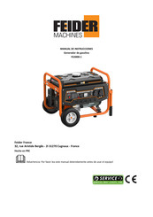 FEIDER Machines FG3000-1 Manual De Instrucciones