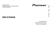 Pioneer DEH-X1850UB Manual De Instrucciones