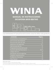 WINIA WKR-08K1W3 Manual De Instrucciones