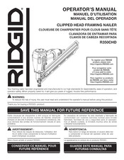 RIDGID R350CHD Manual Del Operador