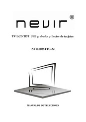 Nevir NVR-7085TTG-32 Manual De Instrucciones