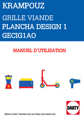 Krampouz Design double Instrucciones De Uso