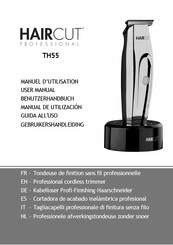 HAIRCUT PROFESSIONAL TH55 Manual De Utilización