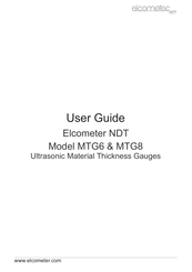 Elcometer NDT MTG8 Guia Del Usuario