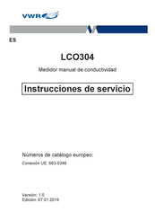 VWR LCO304 Instrucciones De Servicio