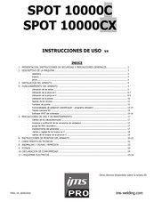 ims PRO SPOT 10000CX Instrucciones De Uso