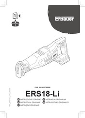 Erbauer ERS18-Li Instrucciones Originales