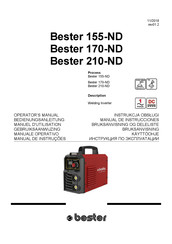 bester 170-ND Manual De Instrucciones