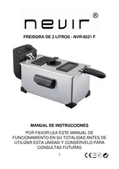 Nevir NVR-6521 F Manual De Instrucciones